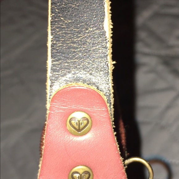 RARE Hand Stitched Roxy Vintage EUC Leather Purse - Picture 12 of 15